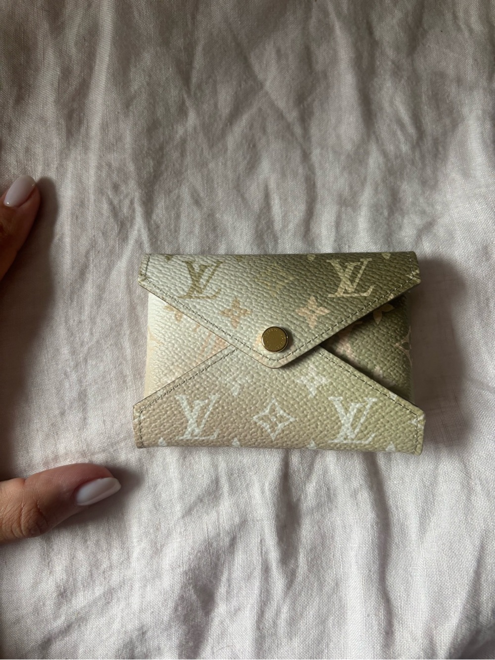 Louis Vuitton kirigami pastel sunset size small pouch